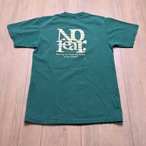 Vintage 1998 CBM Summer Camp Christian T-Shirt Oneita USA Green Medium Fits S